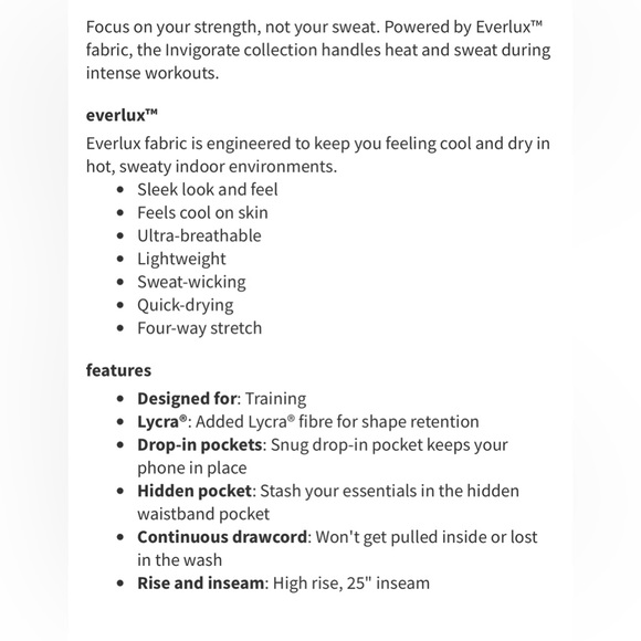 Lululemon Invigorate High-Rise Tight 25” Inseam with Pockets - Picture 6 of 12